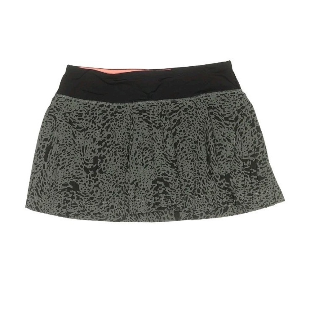 lululemon athletica Pleat to Street Skirt II Watermark Slate Black Sz‎ 6 Active